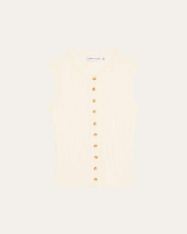 Serafina Button-Front Top